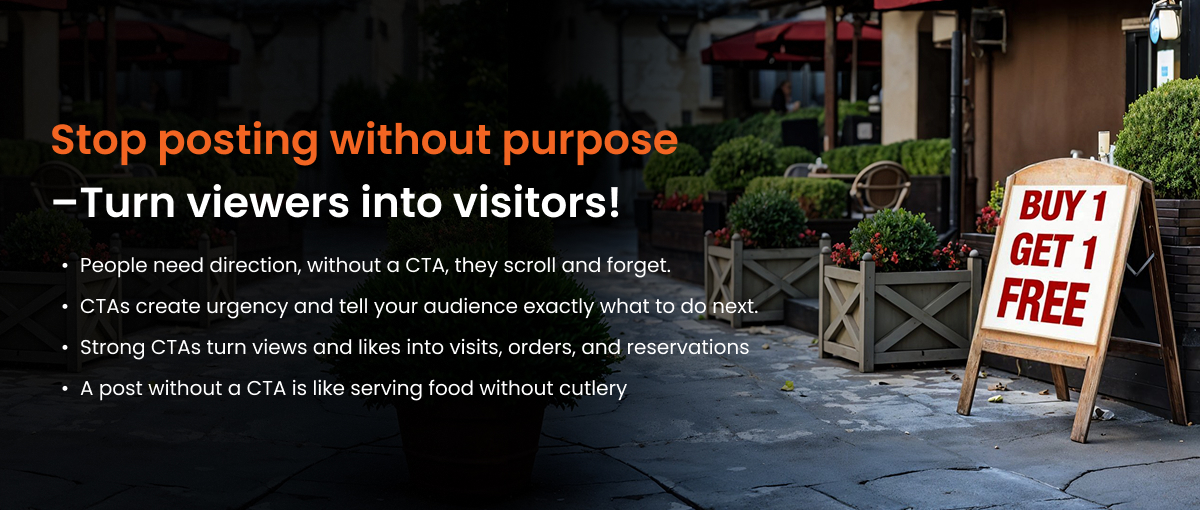 Why Your Café or Restaurant Isn’t Getting Enough Footfall (Even If Your Posts Are Great) — And How to Fix It