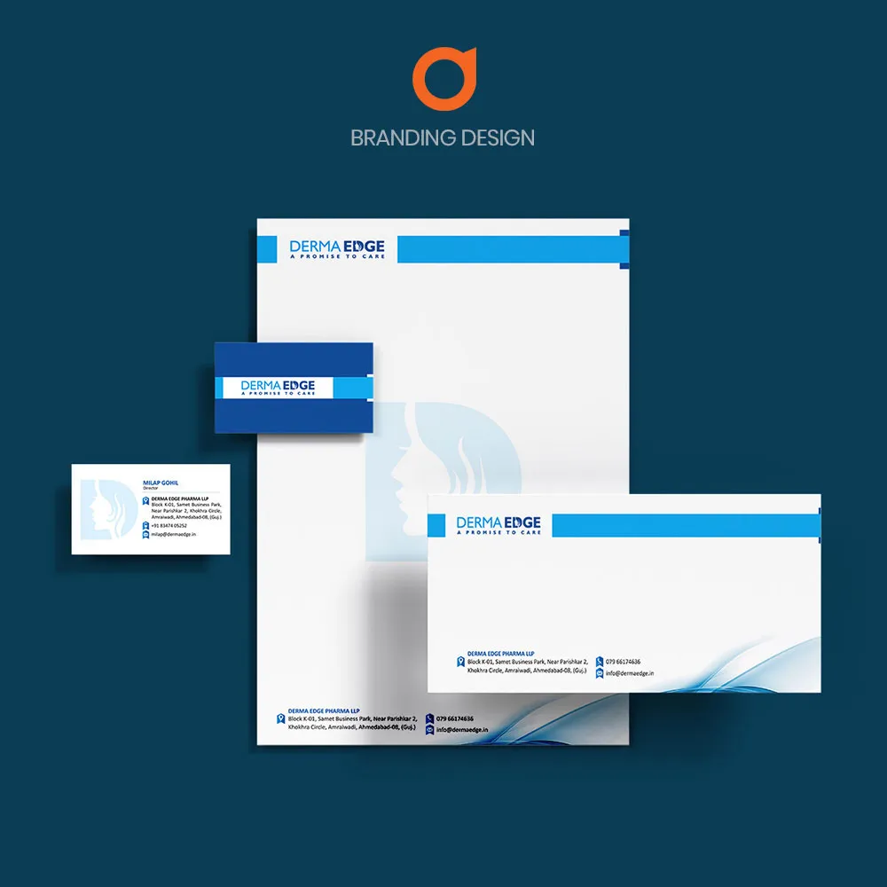 Branding Design for Derma Edge Pharma