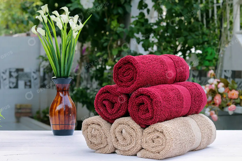 towels product shoot by dev opus